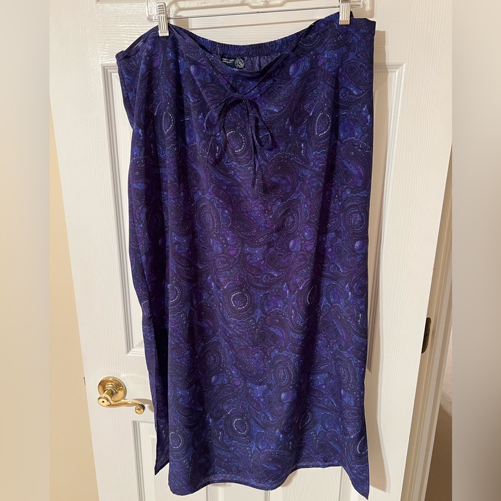 Purple Paisley Skirt